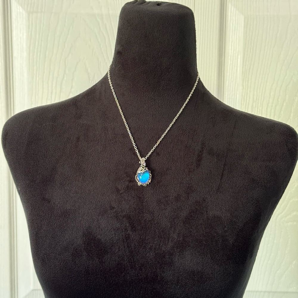 Water Drop Charm Necklace